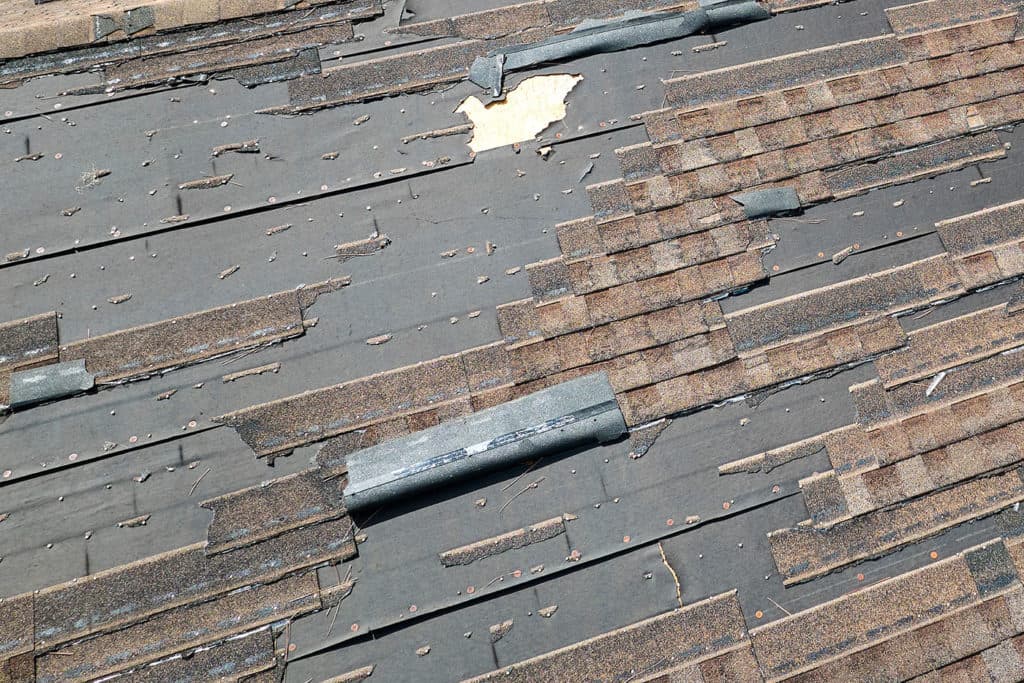 Roofing Wind Damage from Storm