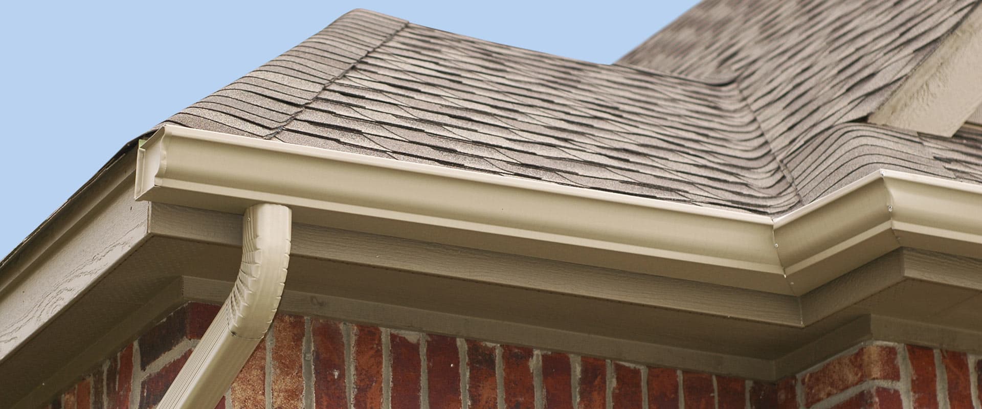 Gutters on a House