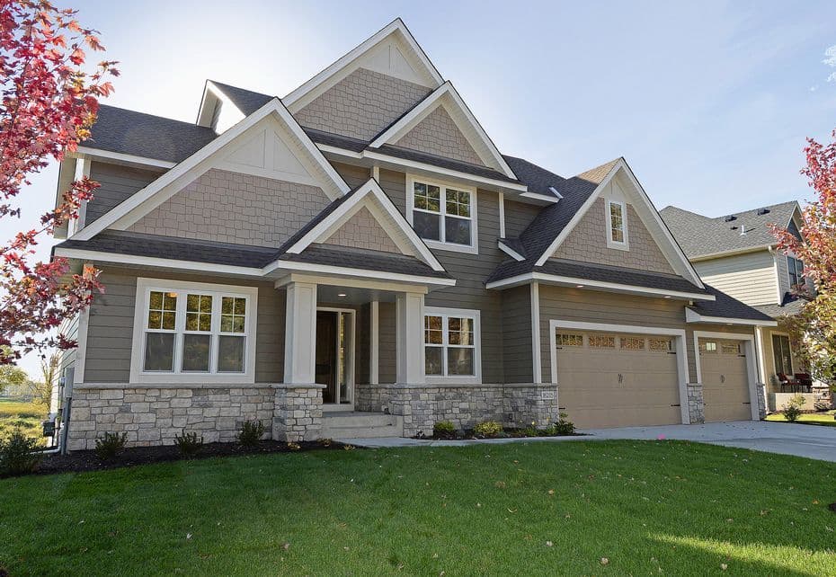 New construction with James Hardie siding