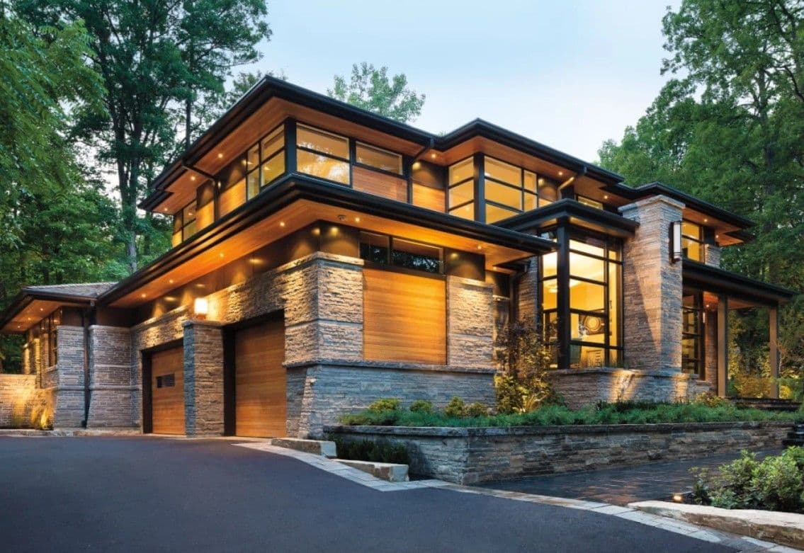 Contemporary Home with Pella 