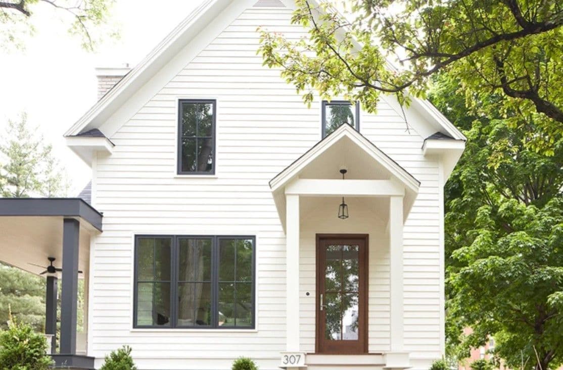 Farmhouse with new windows