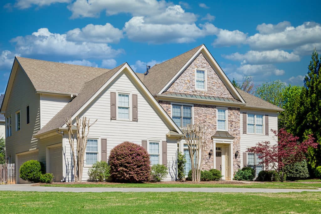 Home with Beautiful Siding