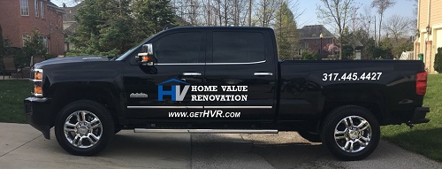 A work truck for Home Value Renovation