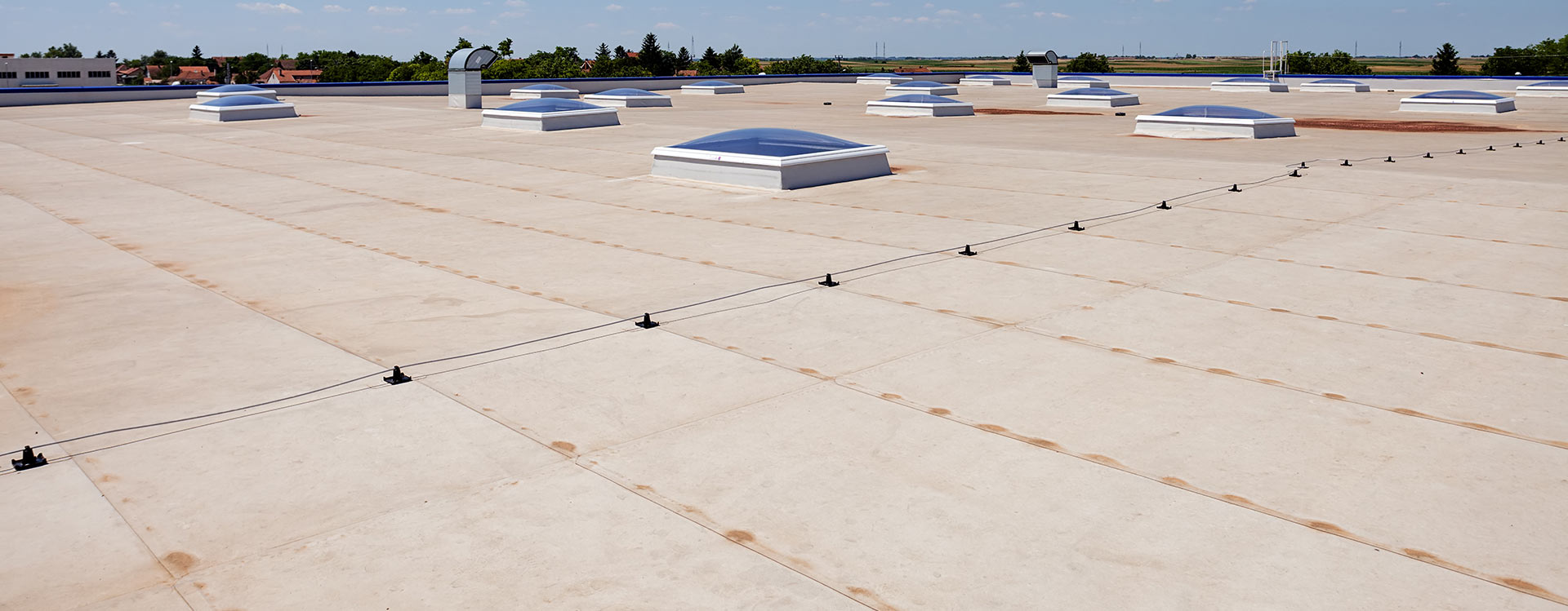 flat commercial roof